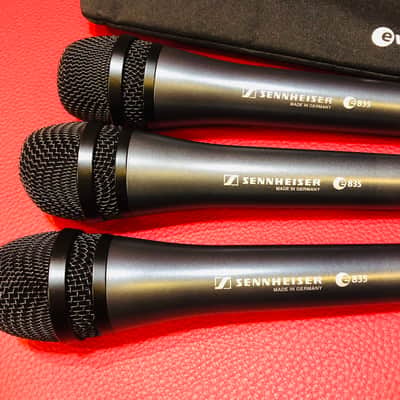 Sennheiser e835 Professional Vocal Microphone 835 e-835 Mic (3-pack) 100% perfect!