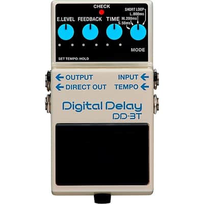 BOSS  DD-3T Digital Delay Effects Pedal 2024 - Beige image 1