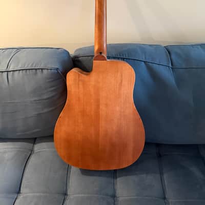 Gold Tone M-Bass/FL Micro 23" Scale Fretless Acoustic/Electric Bass 2010s - Natural image 2