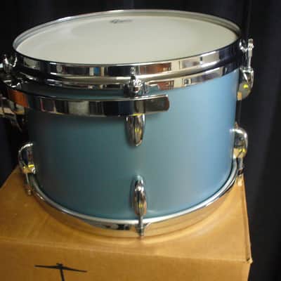 Gretsch USA Custom 8x12 Tom - Satin Ice Blue Metallic image 4