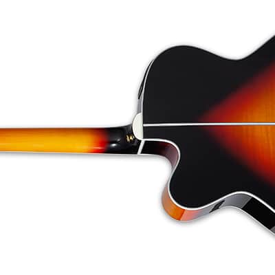 Takamine GJ72CE-BSB G-Series G70 Cutaway Acoustic Electric Guitar in Brown Sunburst Finish image 4