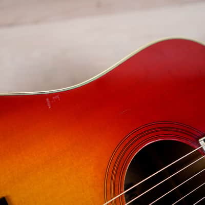 Morris WH-20 MIJ 1978 Cherry Sunburst Vintage Made in Japan MIJ w/ Bag image 13