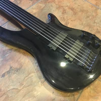DEAN Edge 6 String Fretless Electric Bass Guitar w/ Active Pickups Nice image 2
