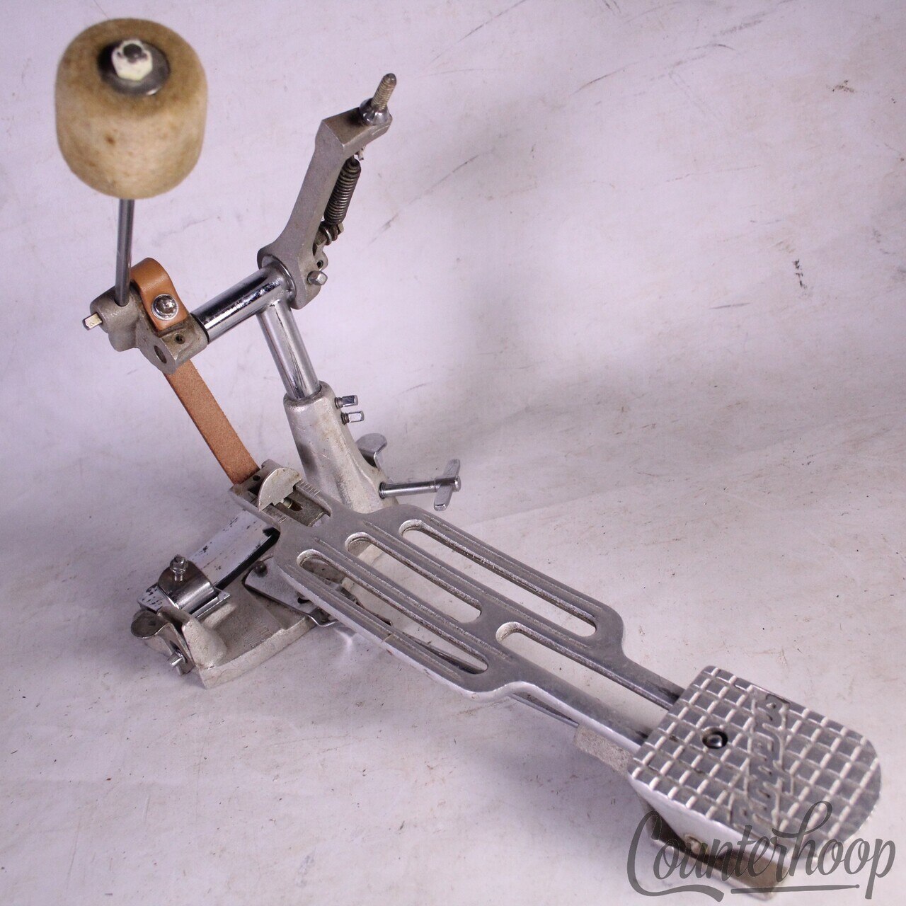 Rogers Swivomatic Bass Drum Pedal Cleveland 60s Solid Footboard Swivo-Matic USA — main photograph