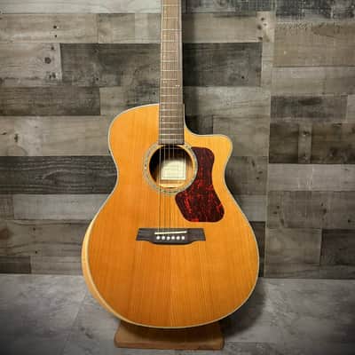 Walden G633RCE-G/W Natura Solid Cedar Top/Ovangkol Maple Armrest Grand Auditorium Acoustic Cutaway-Electric - Gloss Natural (G633RCE-G/W) image 2