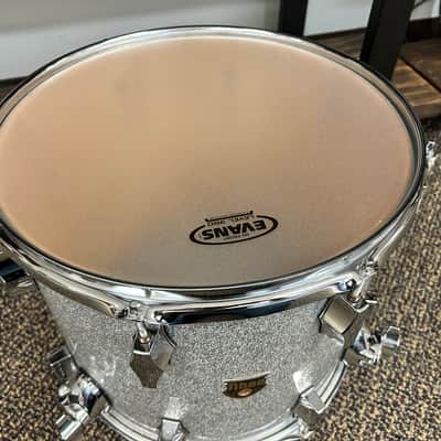 Vintage FIBES Austin Jasper Maple / Gum Shell 14x12 Floor Tom in Silver Sparkle image 7