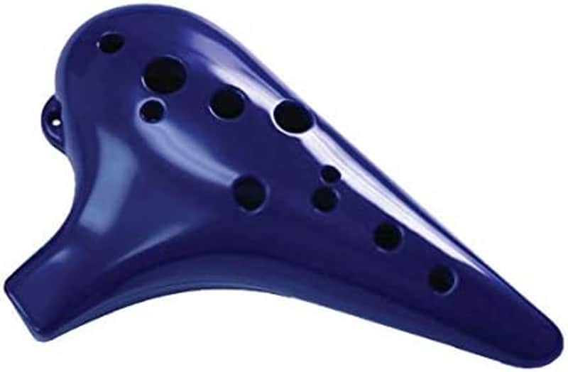 STL Ocarina 12-Hole Tenor Ocarina in C Major Deep Blue image 1