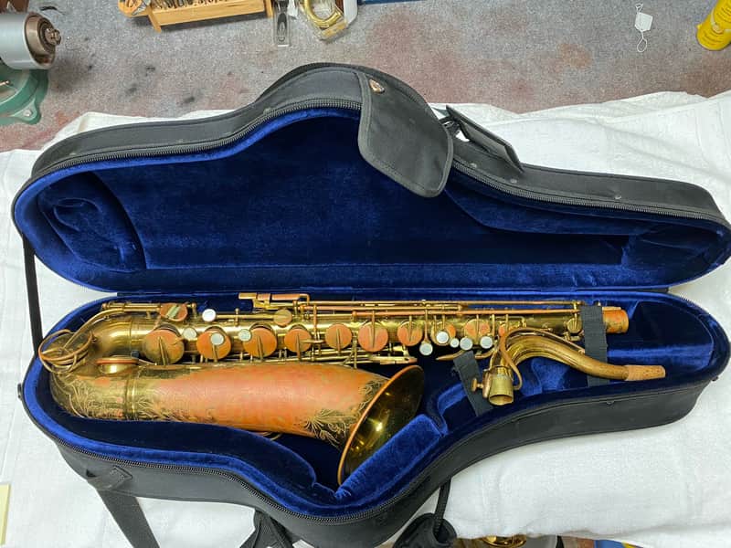 "The Martin" Tenor Saxophone 1954 - Brass Lacquer image 1