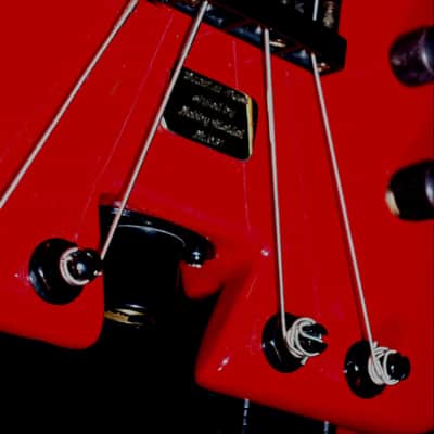Warwick Nobby Meidel Bass 1985 Red. Headless. Extremely Rare. Few built in this color image 12