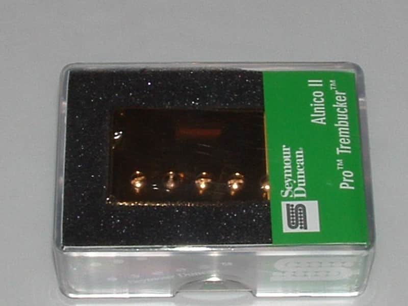 Seymour Duncan TB-APH1 Alnico 2 Pro Trembucker Tremolo Bridge Pickup (Gold) - TB-APH1 Gold image 1