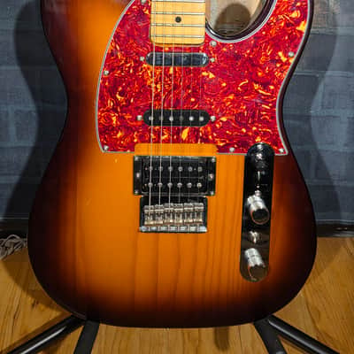 Fender 2018 Modern Player Telecaster Plus Honey Burst w/ Original Gig Bag Free Set Up image 6