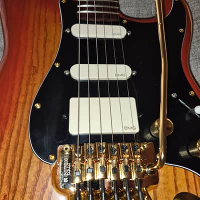 Partscaster Lukather style stratocaster guitar EMG SPC image 4