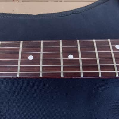 Vintage 1980's BC Rich NJ Series Mockingbird Electric Guitar w/ Gig Bag! Hot Pink, Japan! image 12