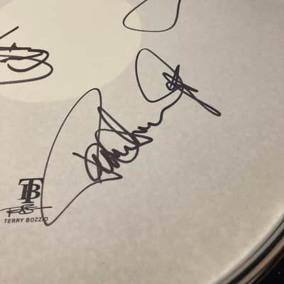 Pearl - 6.5x14" Sensi-Tone, Custom Eric Singer/KISS 30 Year Commemorative, Engraved Snare Drum, Signed  by all Members of KISS! image 6