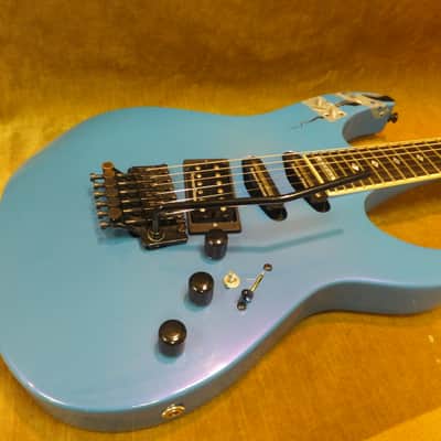 1986 Kramer USA Stagemaster Deluxe Rare Flip Flop Blue Graphic Duncans,Floyd,Exc Free US Shipping! image 14
