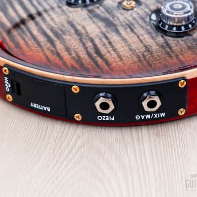 2023 Paul Reed Smith Core Custom 24 Piezo 10 Top Charcoal Cherry Burst w/ Case, Tags image 13
