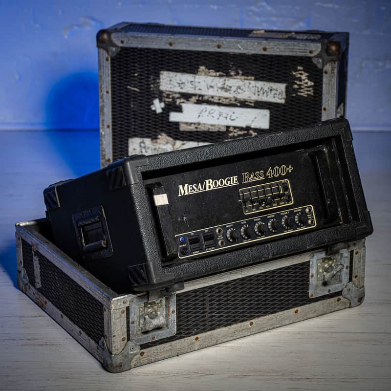 Mesa Boogie 400+ Bass Head Ex MANI THE STONE ROSES Black 1990 image 1
