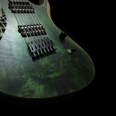 OD Guitars Rhea 7 Multiscale Tropical Green image 10