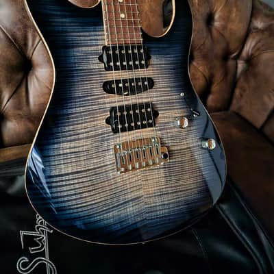 Suhr Modern Plus - Faded Trans Whale Blue Burst image 9