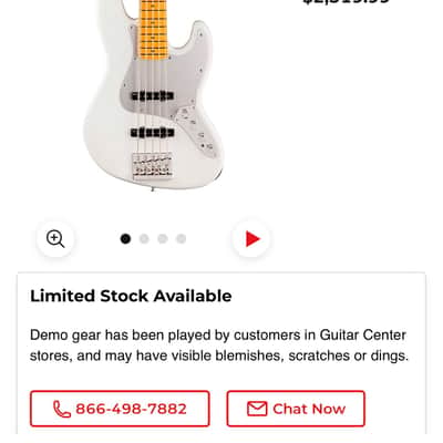 Fender American Ultra II Jazz Bass V with Maple Fretboard - Avalanche image 12