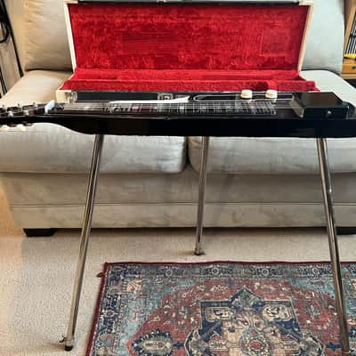 Supro Jet Airliner Console Lap Steel With Legs & Case image 1