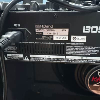 Boss Katana-50 Gen 3 50-Watt 1x12" Digital Modeling Guitar Combo 2024 - Present Black image 3
