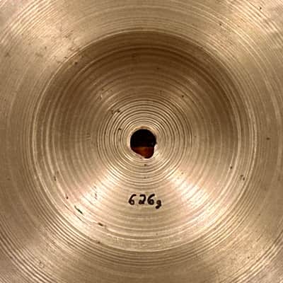 14" Zildjian A 1940s 1st Stamp / 2nd Stamp / Pre-Trans Stamp Small Crash / Hi-Hat Single Cymbal 626g *Video Demo* image 6