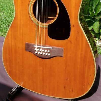 1969 Yamaha Nippon Gakki FG230 Red Label 12 strings guitar Natural image 2
