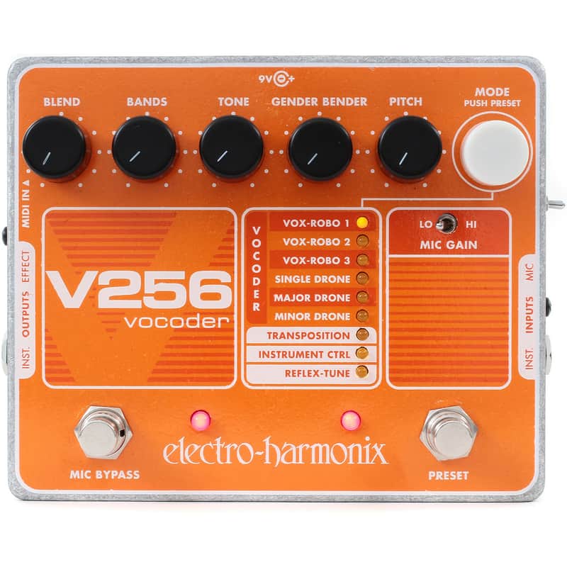 Immagine Electro-Harmonix EHX V256 Vocoder with Reflex-Tune Effects Pedal - 1