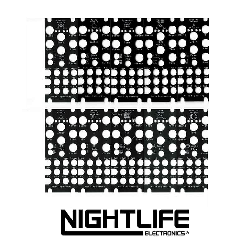 Noise Engineering Versio Panel Overlays - Black [10pk] image 1