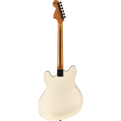 Fender Tom DeLonge Starcaster - Rosewood Fingerboard, Satin Olympic White image 3
