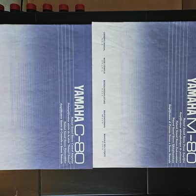 Yamaha M-80 & C-80 Class A High-End Amplifier Set image 20