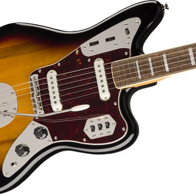 Squier Classic Vibe '70s Jaguar - Laurel Fingerboard - 3-Color Sunburst image 4