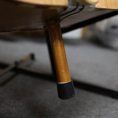 Handcrafted All-Wood Tololoche (Double Bass) with Wood Stripe Edge image 7