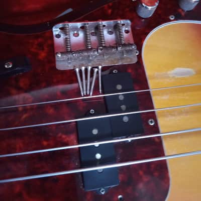 VINTAGE 1963 PRE-CBS FENDER BASS BRIDGE - JAZZ, PRECISION w/  SCREWS (read description).   image 1