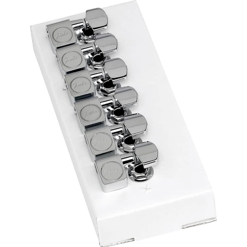 Fender American Standard Series Strat/Tele Electric Guitar Tuning Machines, Chrome image 1