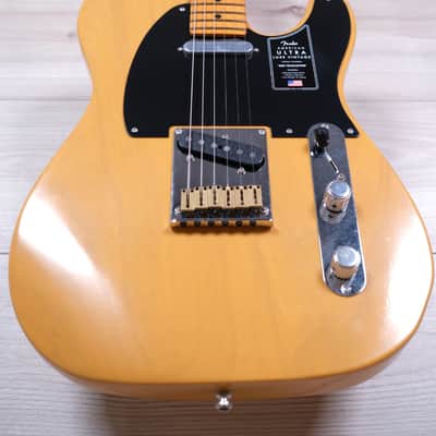 Fender American Ultra Luxe Vintage '50s Telecaster Electric Guitar, Butterscotch Blonde #8788 image 5