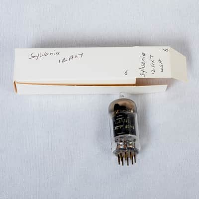 Vintage Sylvania 12AX7 Preamp Tube – Tests Good – USA Made image 1