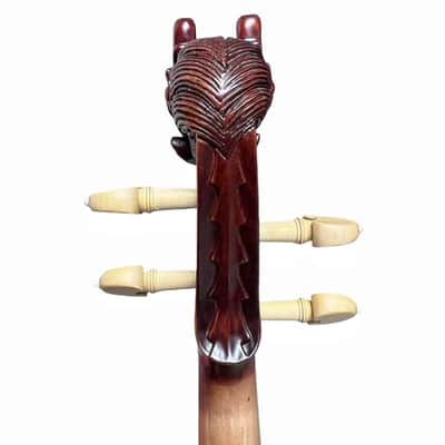 Unique design,4/4 Violin without rib, Carved dragon Scroll No rib Violin image 8