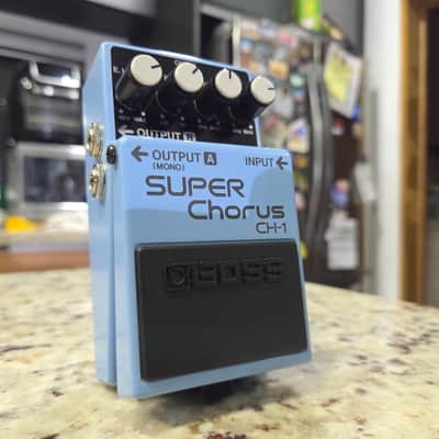 Boss CH-1 Super Chorus (Dark Gray Label) 2001 - Present - Blue image 1