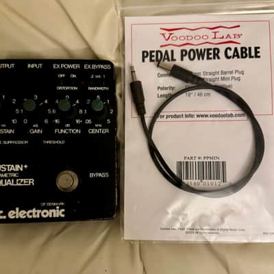TC Electronic Sustain + Parametric Equalizer 1980s - Black image 1