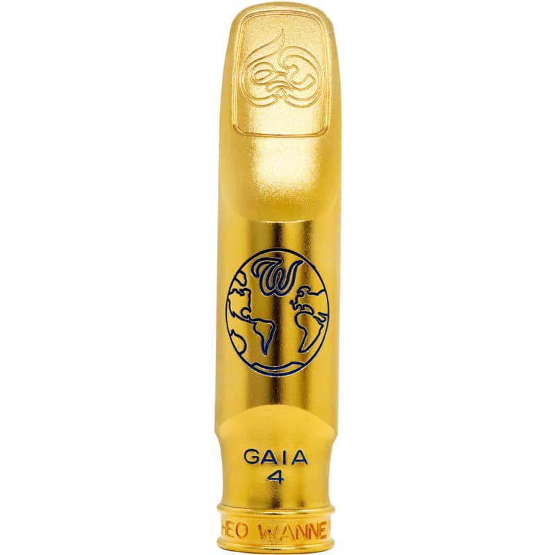 Theo Wanne GAIA 4 Tenor Saxophone Gold Plated Mouthpiece-8 (0.110") - Gold Plated image 1