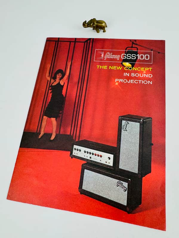 Gibson GSS100 Amp Brochure, Super Rare! 1966 image 1