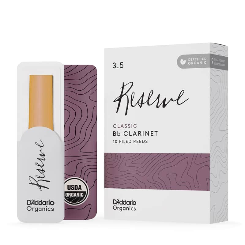 D'Addario Organic Reserve Classic Bb Clarinet Reeds 3.5 image 1