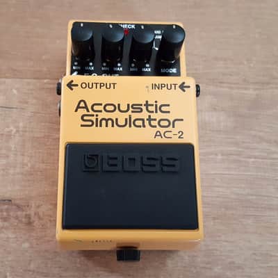 Boss AC-2 Acoustic Simulator (Silver Label) 1997 - 2006 - Yellow image 1