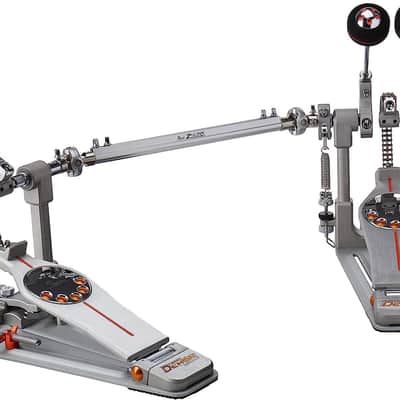 Pearl P3002C Eliminator Demon Chain-Drive Double Bass Drum Pedal 2010s - Silver / Grey image 1