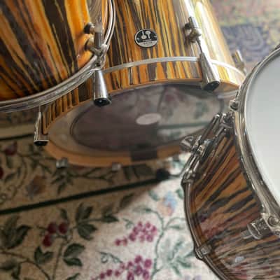 Sonor Delite 2010s - Tiger Stripe Vintage Maple 20, 14, 12 image 3