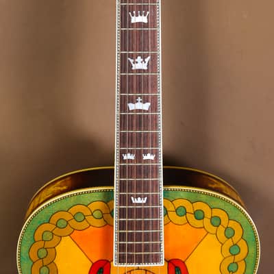 2001 Gibson L-5 Stained Glass Custom Acoustic Guitar (Super 400 L-7) image 10