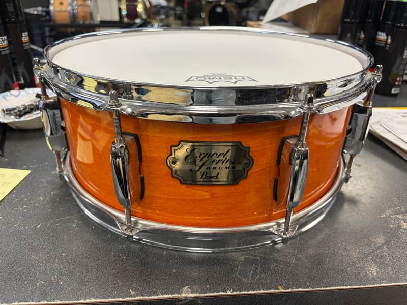 Pearl Export 5 1/2x14 snare drum 2023 - honey amber image 1
