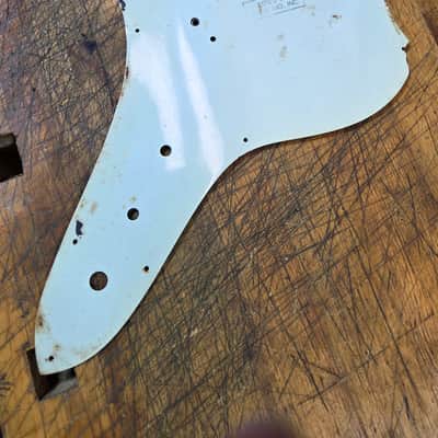 Vintage RARE 1966 Harmony H25 Bass Guitar Pickguard with Selector Switches Luthier Parts image 6